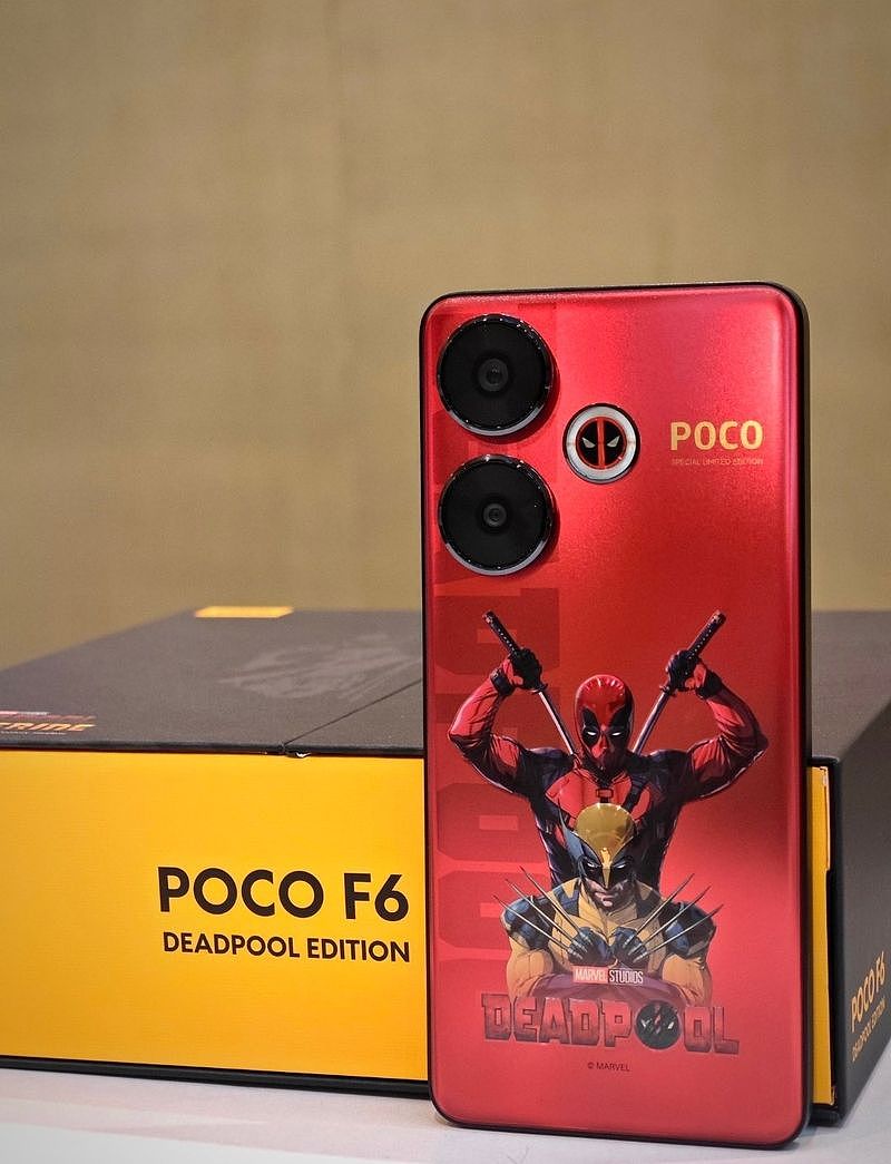 死侍限量版小米 POCO F6 5G 手机真机曝光 - 9