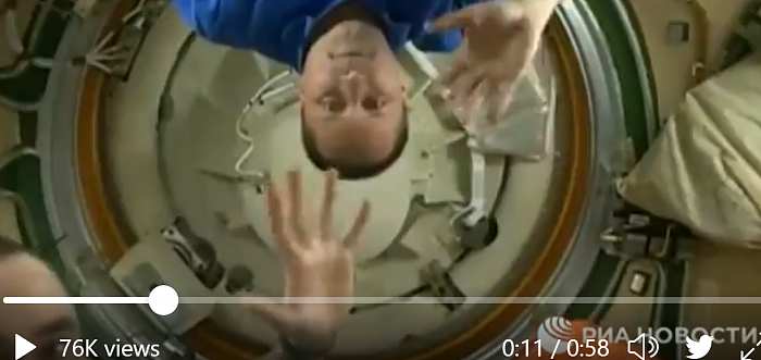 怪异视频显示俄罗斯模块从国际空间站上分离的场景 - 3