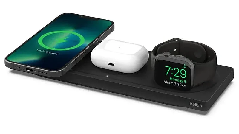 贝尔将发布三合一无线充电器，支持Apple Watch Series 7快充 - 1