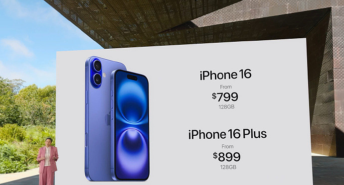 iPhone16售价公开：基础版799美元Plus版本899美元 Pro999美元起 - 2