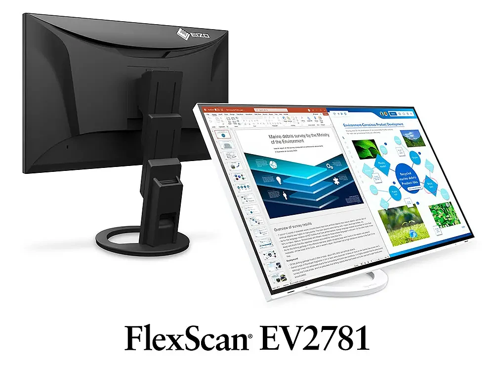 EIZO推FlexScan EV2781：27吋WQHD屏幕 配备USB-C端口 - 1
