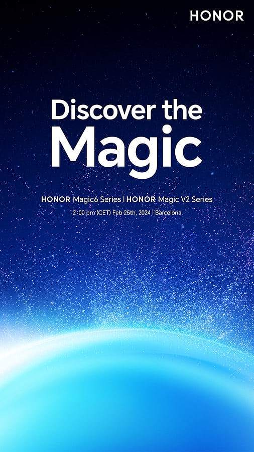 荣耀 Magic6 系列和 Magic V2 RSR 保时捷设计全球版定档，2 月 25 日发布 - 2