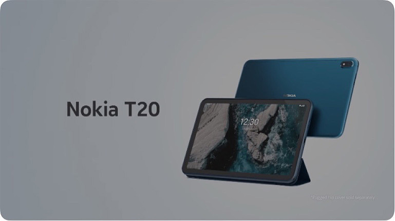HMD 首款诺基亚平板电脑 T20 外观亮相 - 1