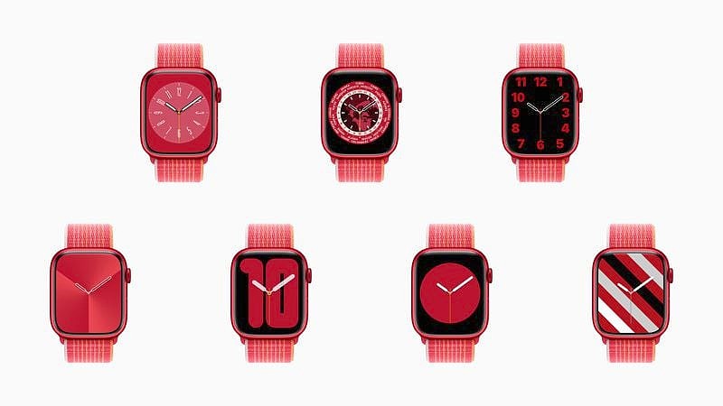 苹果：今年 Apple Watch 可下载 7 款 (RED) 版红色表盘 - 3