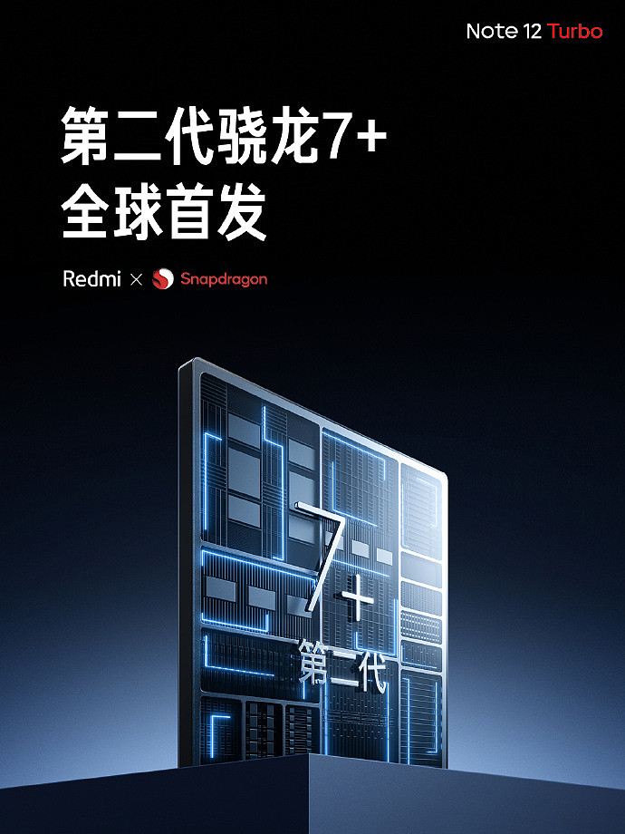 小米 Redmi Note 12 Turbo 手机正式发布：1999 元至 2599 元，全球首发第二代骁龙 7+ 芯片，搭载超细四窄边屏幕 - 2