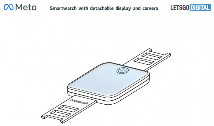 Meta首款智能手表专利公布：配多颗摄像头+可拆卸显示屏，预计今年上线 - 2