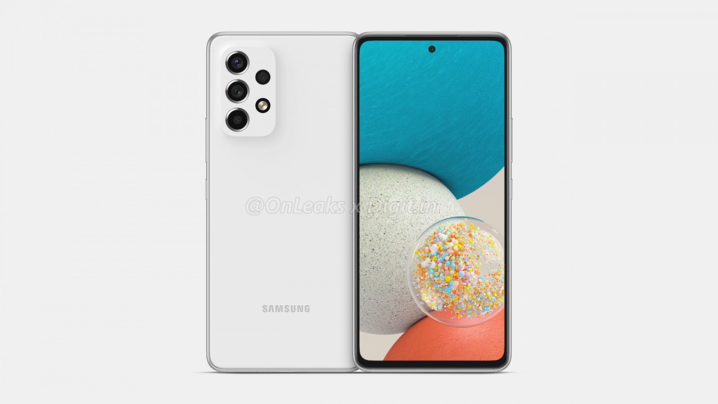 Galaxy A53 5G渲染图显示新机对熟悉的设计进行了小幅改进 不含耳机插孔 - 3