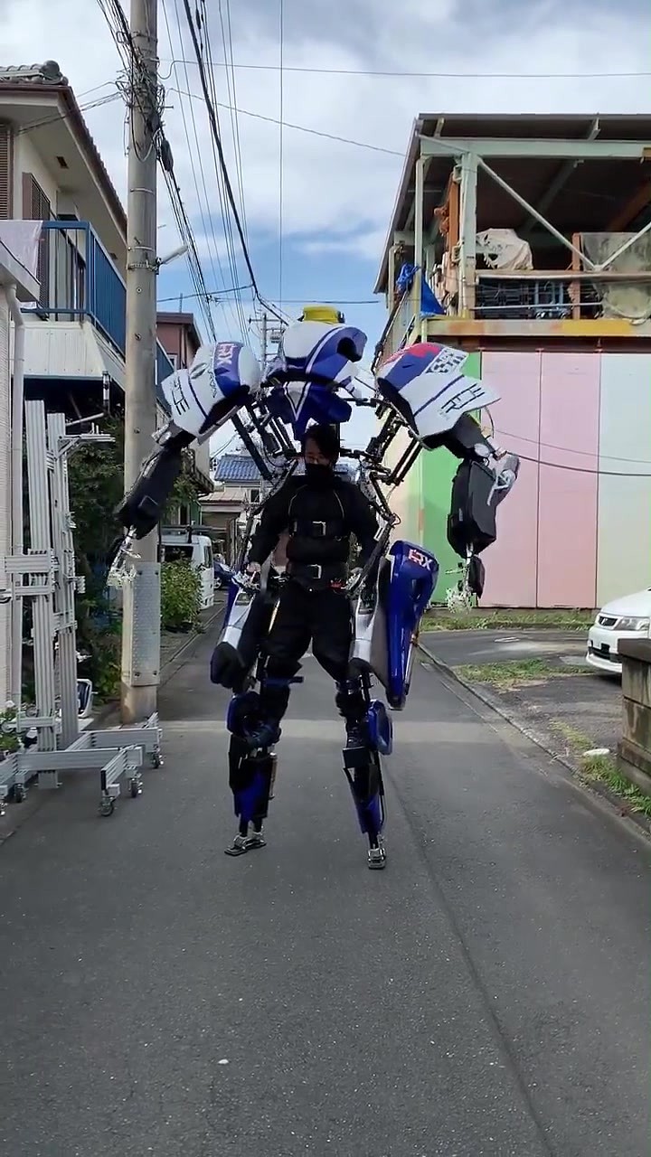 开高达指日可待？日本网友分享自己制作的机械外骨骼装甲 - 1