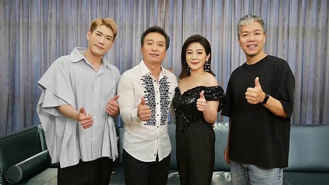 王中平和王彩樺參加 《娛樂超skr》節目分享拍戲點滴。（民視提供）