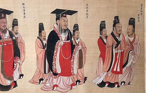 《历代帝王图》画了几个皇帝 - 1