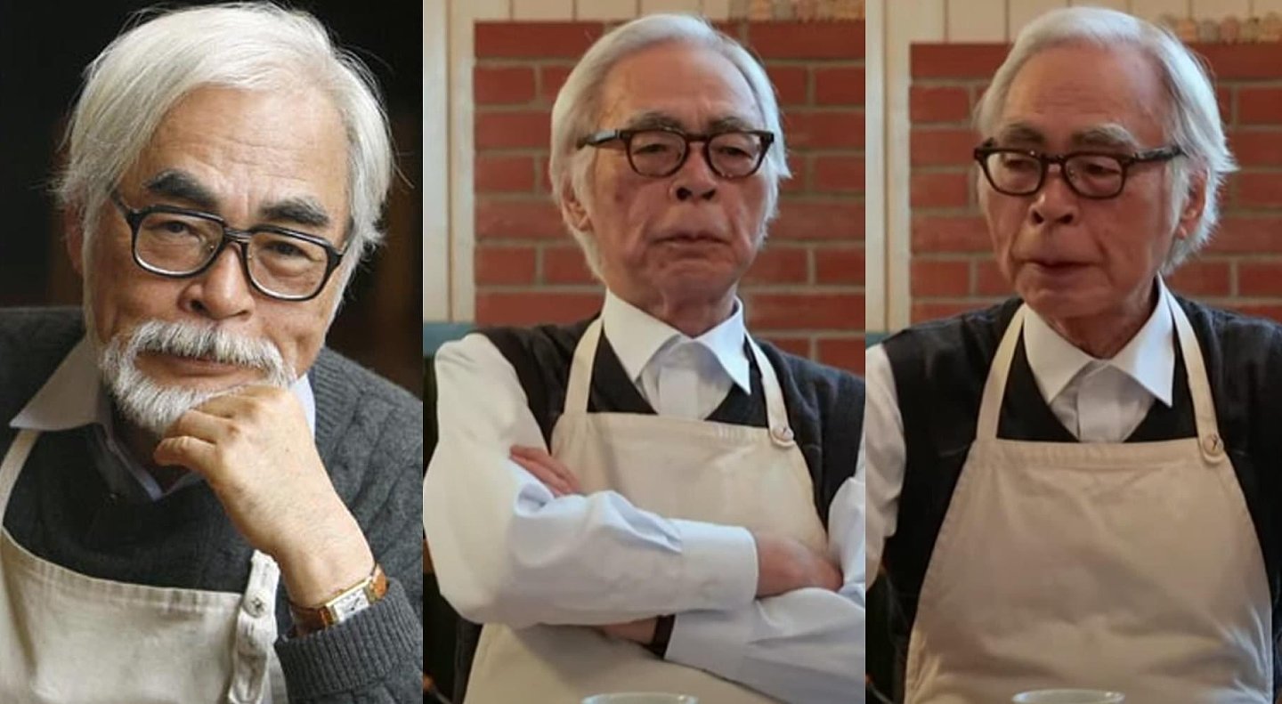 老爷爷你谁啊？宫崎骏做客奥斯卡短片：刮掉了自己的经典白胡子造型 - 1