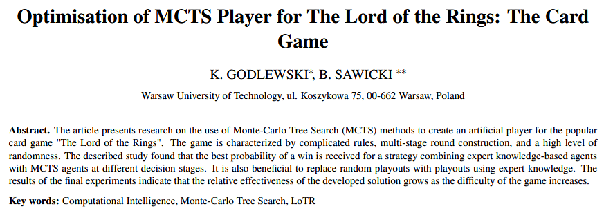 蒙特卡洛树搜索加冕《指环王》，游戏越复杂，AI越厉害 - 5