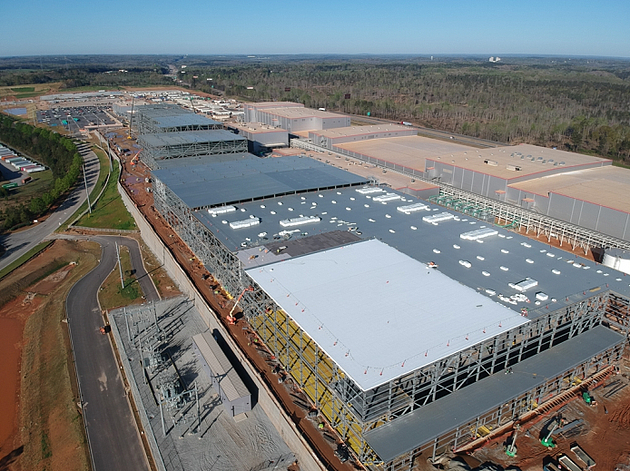 SK创新正在建设的美国乔治亚州电动汽车电池工厂
