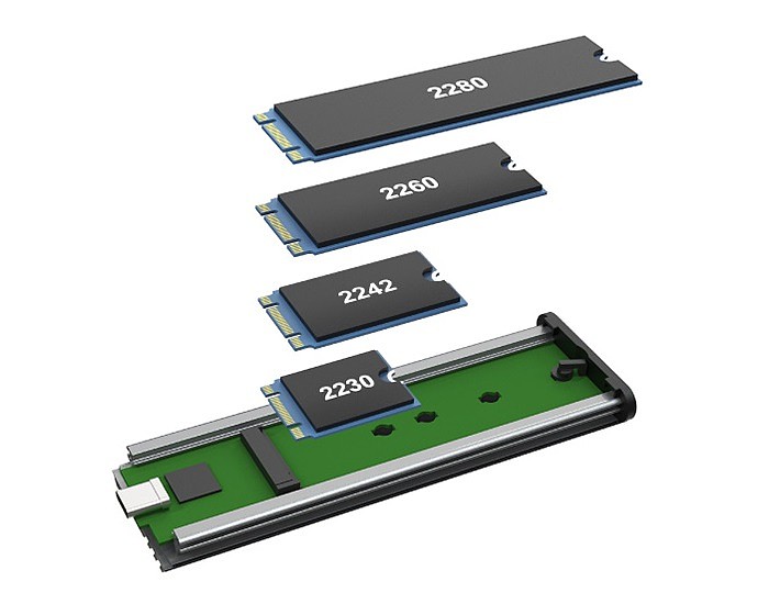 Asaka推出USB 3.2 NVMe M.2移动固态硬盘盒 - 8