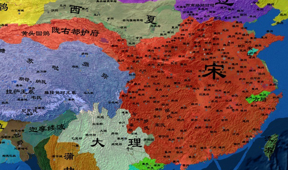 北宋末年地图高清：宋江起义是哪年？宋江起义地图 - 2