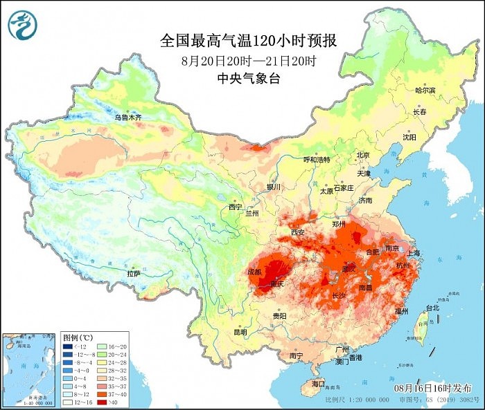 长江流域发生严重旱情 高温红色预警连续发布6天 - 7