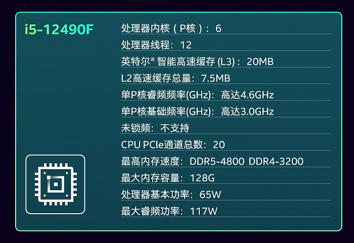 Intel 12代酷睿三款i5率先上架：i5-12490F中国大陆特供 - 1