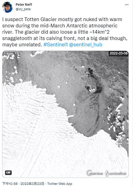 面积几乎和洛杉矶一样大的南极康格冰架完全崩塌 - 4