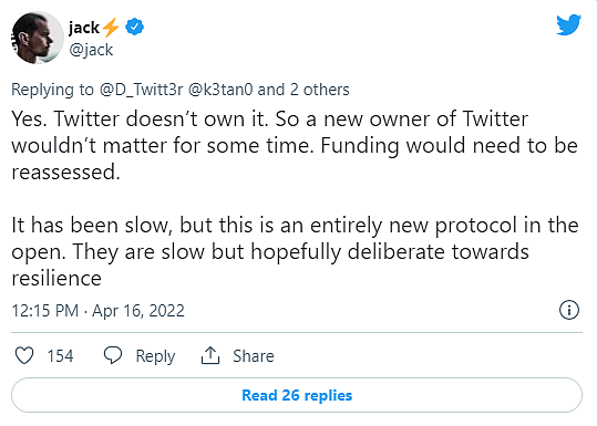 前CEO：Twitter所有者变更或影响Bluesky融资 - 1