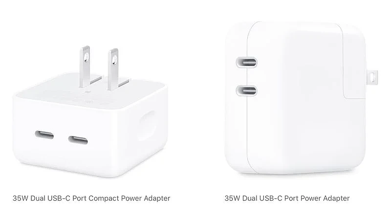 苹果分享新款双USB-C接口电源适配器的工作参数 - 1