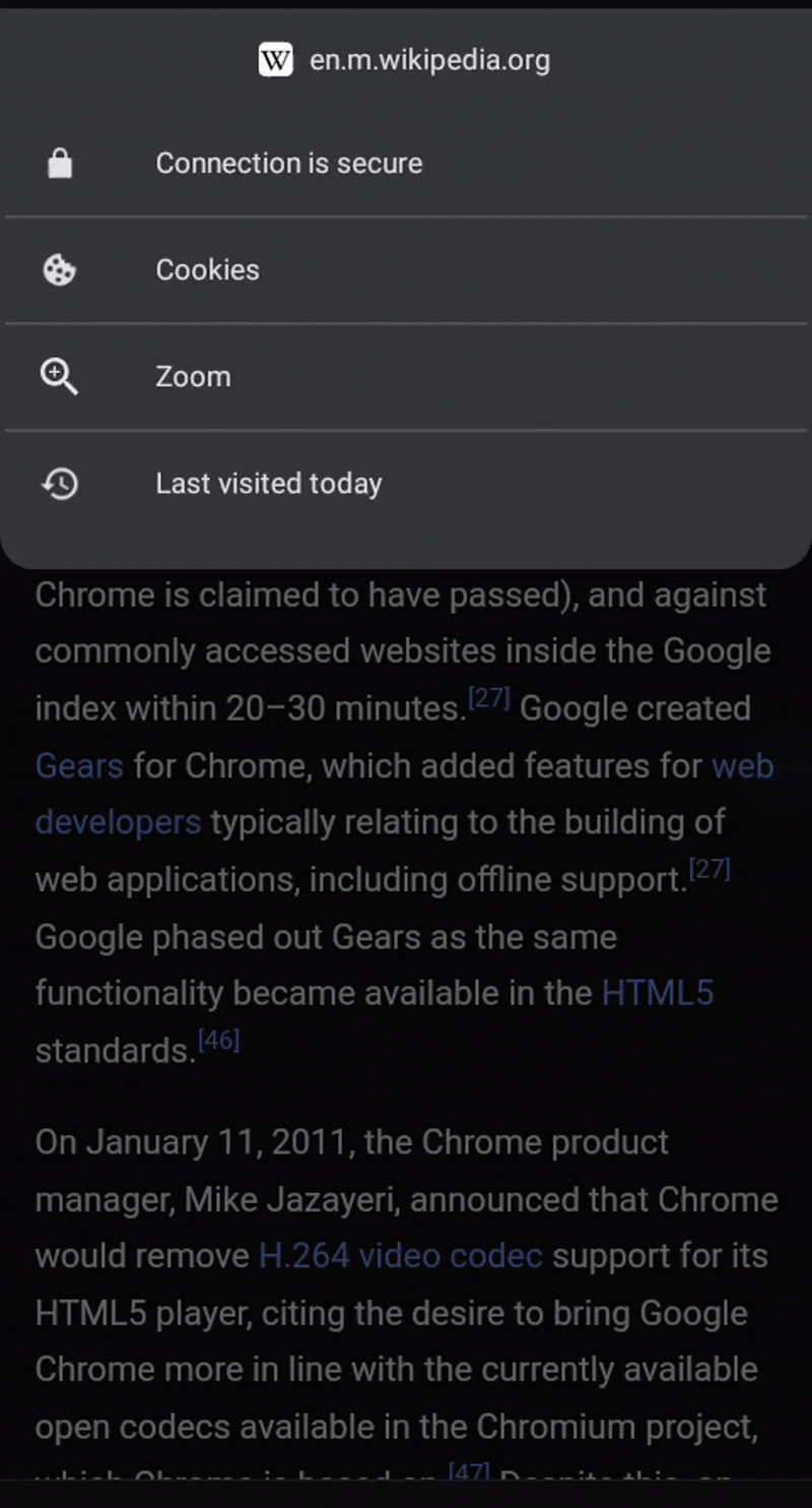 Android版Chrome浏览器将新增页面缩放功能 - 2