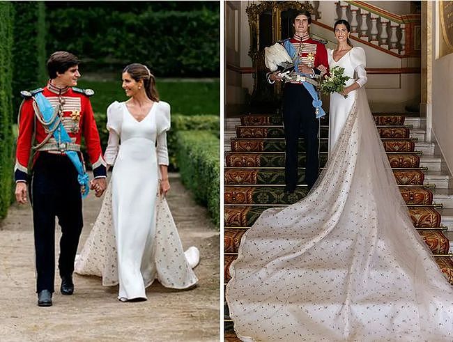 俄罗斯百年一遇“皇室婚礼”，新娘穿高定戴Chaumet冠冕 - 24