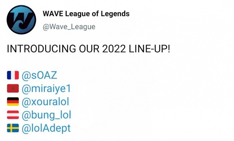 高龄选手再就业？WAVE Esports官宣sOAZ加盟 担任新赛季上单 - 1