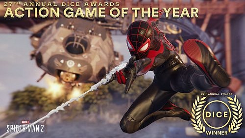《博德之门3》获DICE年度最佳游戏 《漫威蜘蛛侠》收割多项大奖 - 2