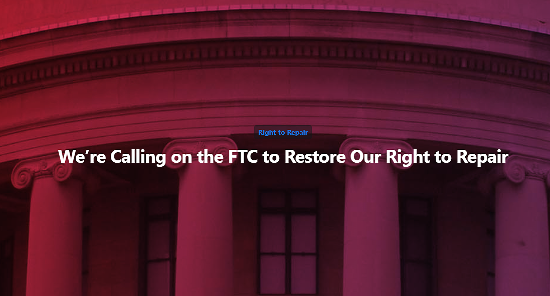 iFixit 请愿美国 FTC 制定更强有力的维修权法规，去除手机厂商设置的障碍 - 1