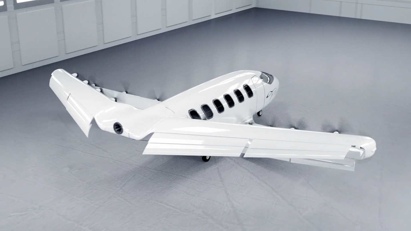Craft Aero提出了一种新型菱形盒式翼9座eVTOL - 8