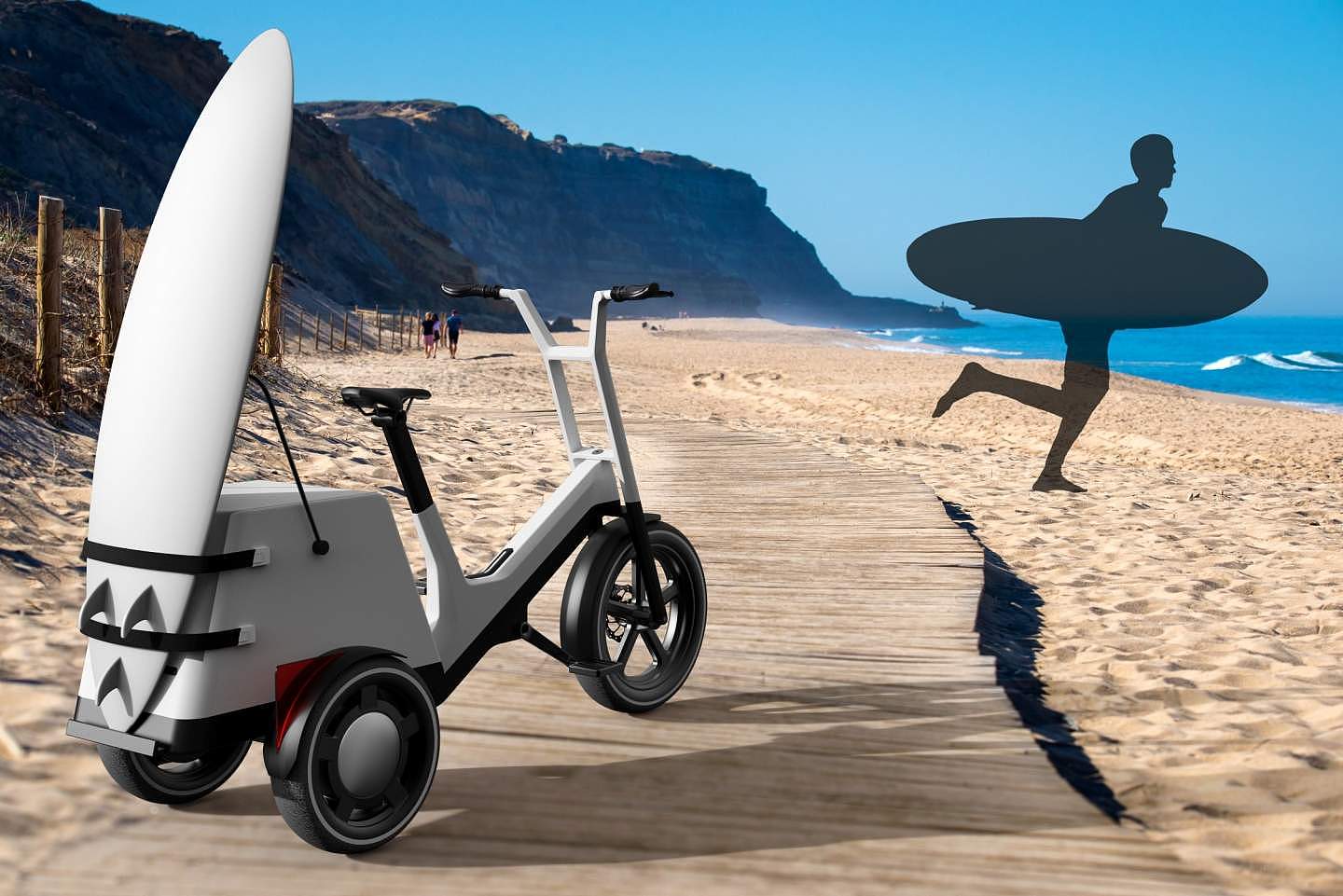 宝马展示城市电动滑板和货运三轮自行车概念 - 6