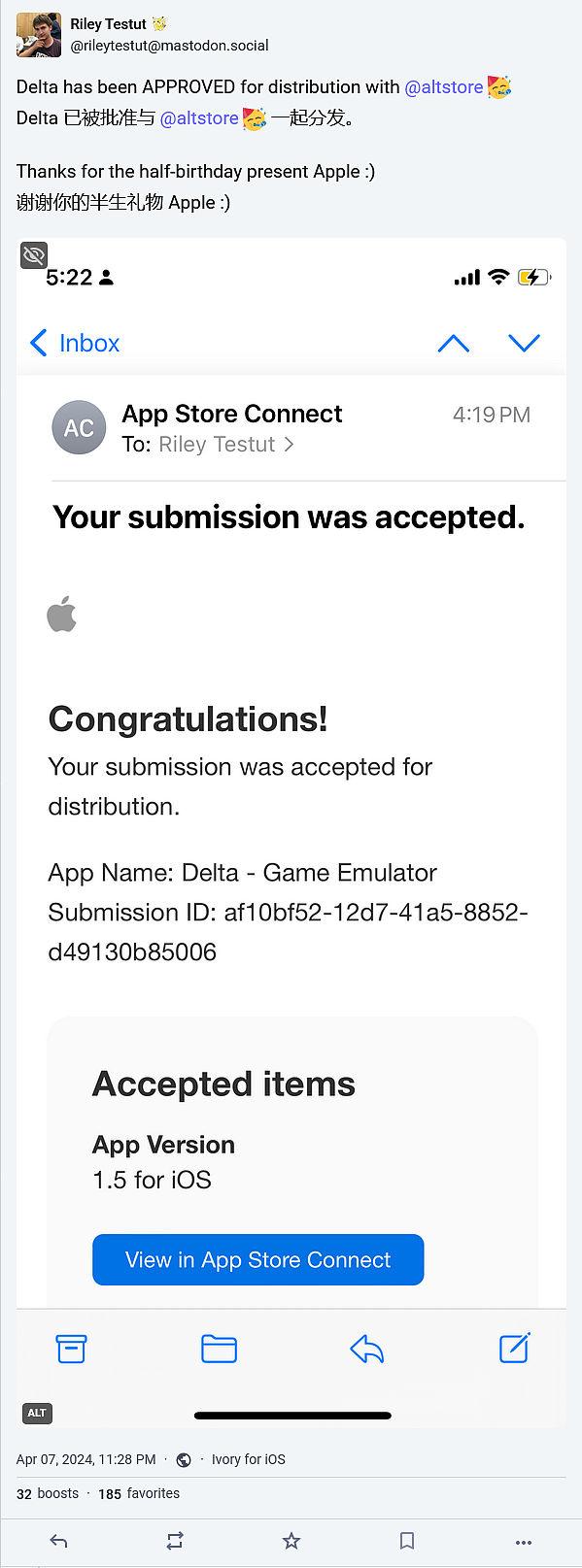 Delta 游戏模拟器被苹果批准进入 AltStore，后续有望上架 App Store - 1
