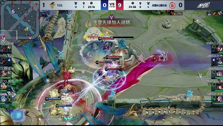 ?一诺孙尚香经济压制拿下TCG！AG 1-1 TCG - 3