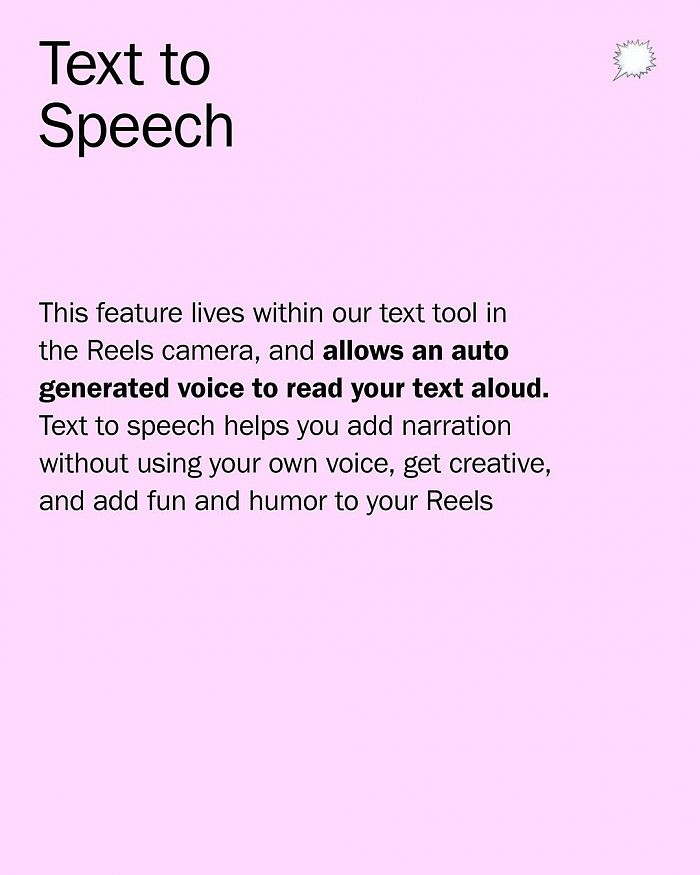 Instagram为Reels推出类TikTok的文本转语音和语音效果功能 - 4