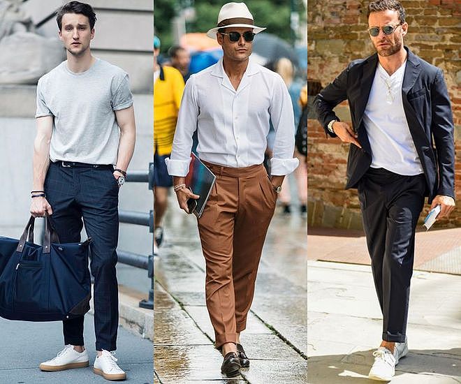 会穿的男人，春夏季都会准备一条西裤，按这些模板穿，时髦又高级 - 1