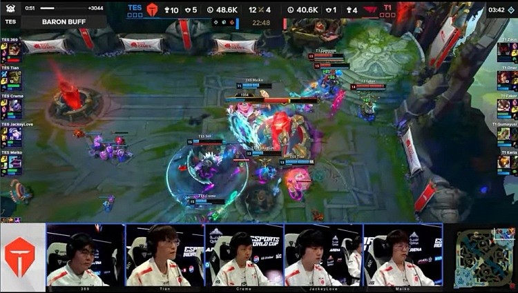 ?炮神林坚爆杀Faker 哥哥万箭穿心 T1全线爆炸 TES先下一城 - 11