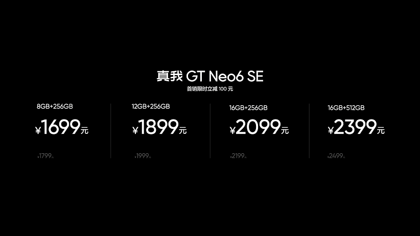 realme 真我 GT Neo6 SE 手机发布：首发 6000nit 无双屏，首销价 1699 元起 - 11