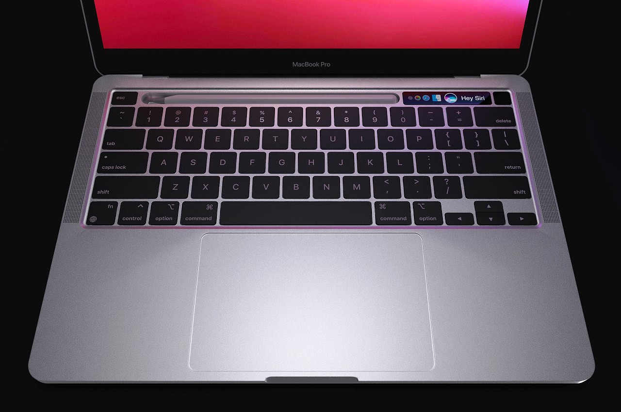 最新概念设计：MacBook Pro的Touch Bar被Apple Pencil基座取代 - 6
