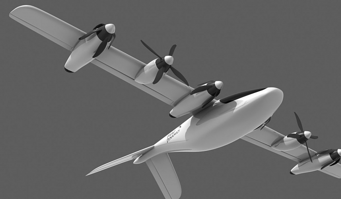 美国南加州公司设计了最有效率的电动垂直起降飞机 - 2