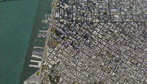 像谷歌地球一样用卫星图片重建洛杉矶3D模型 港中大团队提出CityNeRF - 1