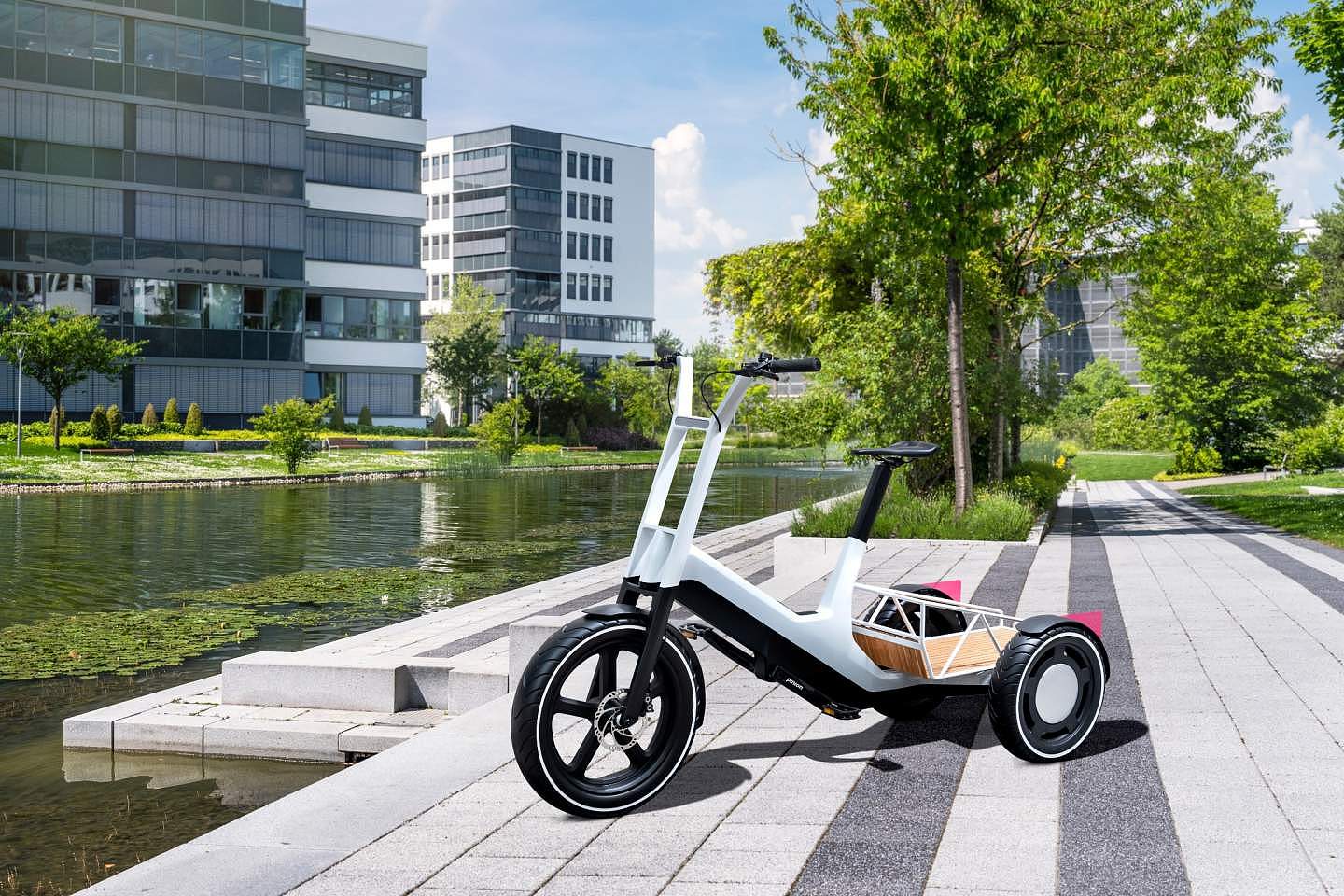宝马展示城市电动滑板和货运三轮自行车概念 - 3