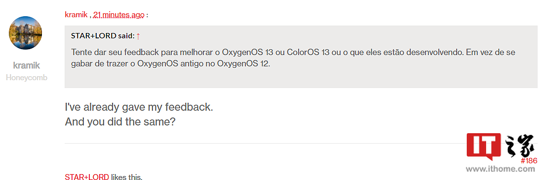 一加询问国外网友 OxygenOS 13 要什么新功能，多人请求改回原版系统 - 8
