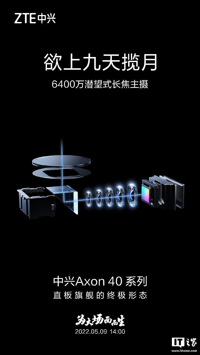 中兴 Axon 40 Ultra 影像系统公布：“绝不凑数的 3×6400 万像素” - 3