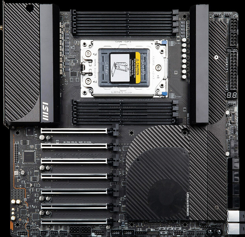 微星将推 WRX80 主板，支持 AMD 新一代 Threadripper PRO 5000 处理器 - 1