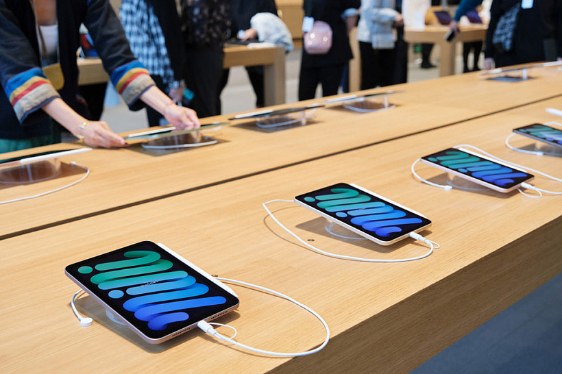 苹果官方晒出 Apple Store 图片：iPhone 13/mini/Pro/Pro Max、iPad mini 6 和 iPad 9 在全球范围内开始发售 - 8