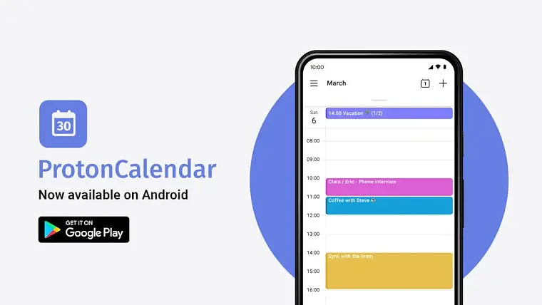 Android端Proton Calendar发布：多项加密功能保护你的日历项 - 1