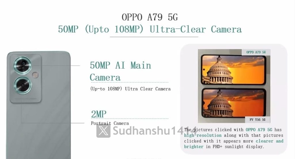 OPPO A79 5G 手机曝光：天玑 6020 处理器 + 6.72 英寸 LCD 屏幕 - 4