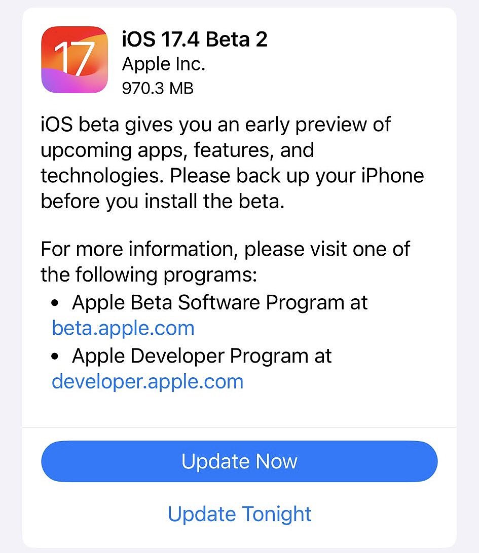 苹果发布 iOS / iPadOS 17.4 Beta 2 ：针对欧洲新规细化调整 StoreKit 等组件和 API - 2