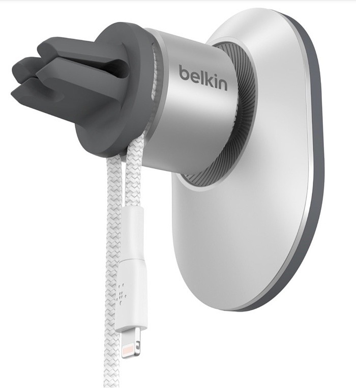Belkin新款MagSafe车载支架：吸力强劲、可收纳Lightning线 - 3