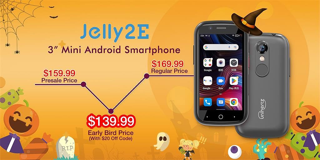 Unihertz Jelly 2E 小屏手机发布：搭载 3 英寸屏幕，预装安卓 12 系统 - 1